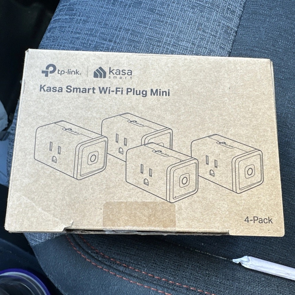 Kasa Smart Plug HS103P4, Home Wi-Fi Outlet Alexa Compatible 4-Pack